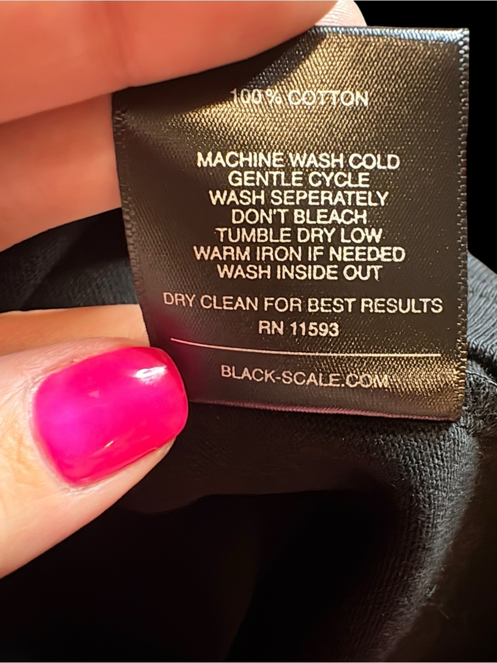 Black Scale Black Long-Sleeve Logo Sweatshirt - Picture 4 of 6